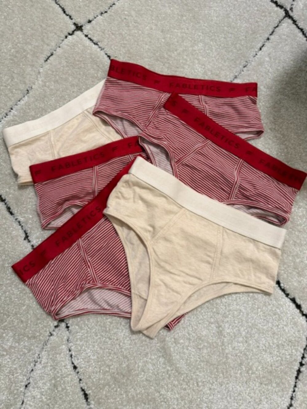 Fabletics Underwear Bundle 6 Pair Bikini Brief Panties Size Small Brand New